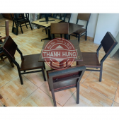 bàn ghế gỗ cafe thanh lý